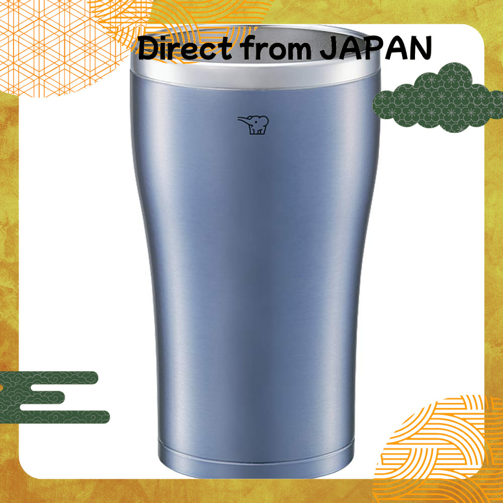 Zojirushi แก้วเก็บความร้อนสูญญากาศสแตนเลส 2 ชั้น 450 มล. ดื่มสบายไม่บาดปาก เก็บร้อนได้นาน เก็บเย็นสุ