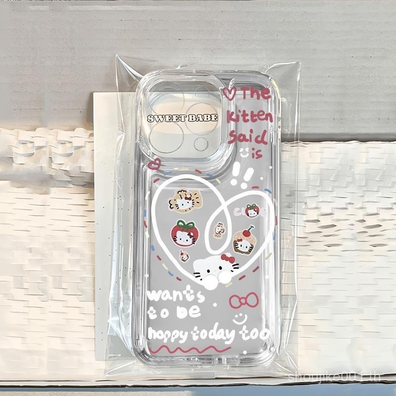 ลูกแมวGraffiti Board LสําหรับIphone 15 12 14 13 11 16 11PRO 15PRO 12PROMAX 13PROMAX 15PLUS 14PLUS XS