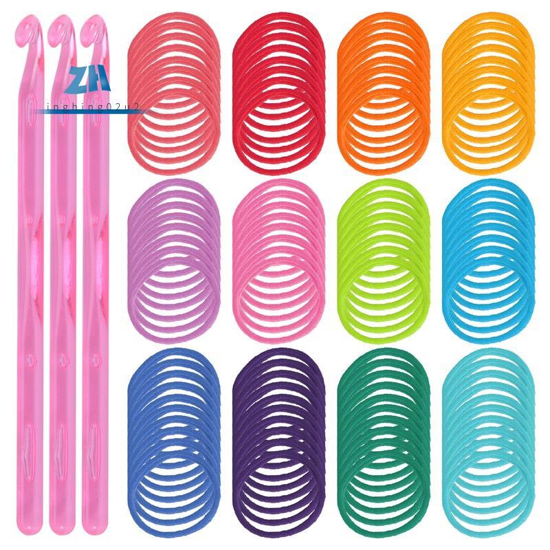 192 ชิ้น 7 นิ้ว Potholder Loops ทอผ้า Loops หัตถกรรม Loops 12 สีสําหรับ DIY หัตถกรรมอุปกรณ์ A