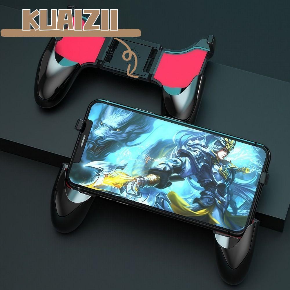 KUAIZII ตัวควบคุมเกมมือถือ, เกมแพดมือถือที่สะดวกสบายแบบพับได้, น้ําหนักเบาการออกแบบตามหลักสรีรศาสตร์เกมสิ่งประดิษฐ์จอยสติ๊กจับสําหรับ Android/iOS/Mobile