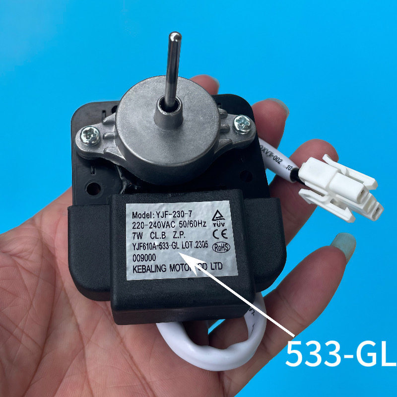 เหมาะสําหรับ Grans BCD-236W-A มอเตอร์พัดลมตู้เย็น YJF-230-7.YJF610A-533-GL