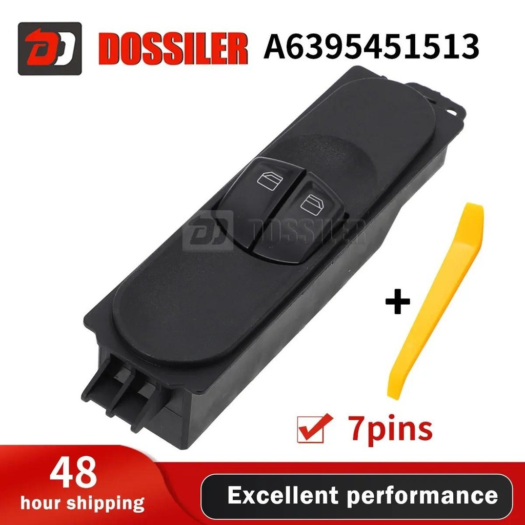 ก6395451513 Dossiler ใหม่สวิทช์ควบคุมหน้าต่างสําหรับ Mercedes-Benz Vito Bus Mixto Kasten W639 2003-2