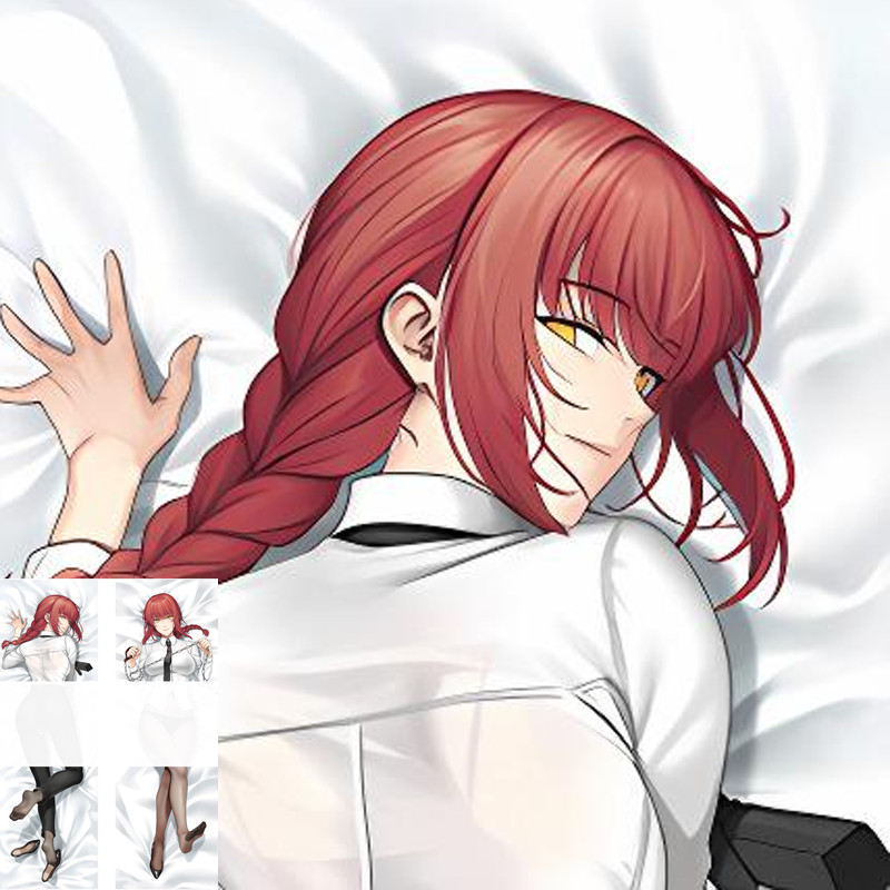 Chainsaw Man Makima Dakimakura อะนิเมะ Vup หมอนยาวชาย Waifu Otaku