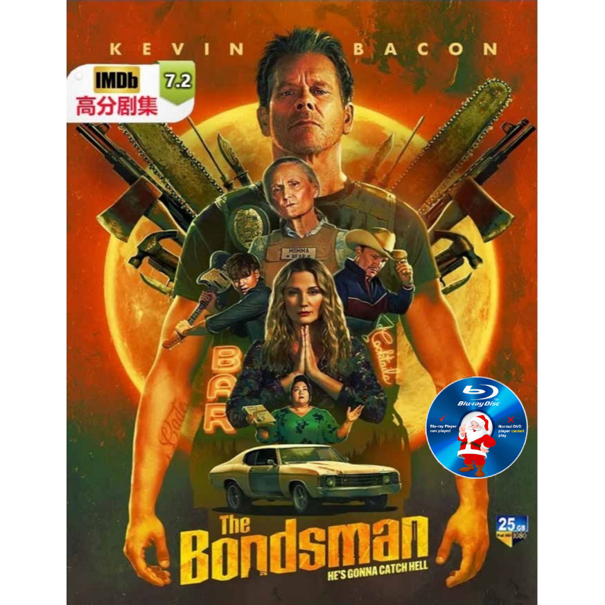 ชุดทีวี E-BLURAY: The Bondsman (1 DISC) ซีรีส์ทีวี 2025 Kevin Bacon Jennifer Nettles Beth Grant ENGL