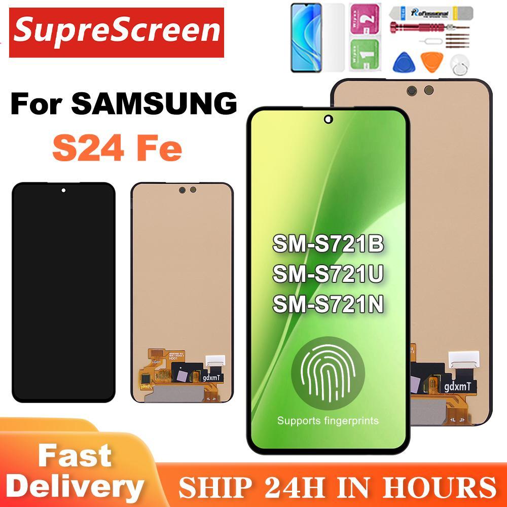 OLED S24FE สําหรับ Samsung Galaxy S24 Fe S721B S721B/DS S721U1 S721W จอแสดงผล Lcd Digital Touch Scre