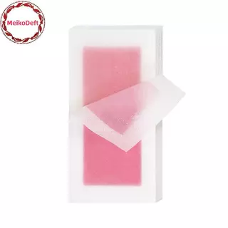 MeikoDeft 10 ชิ้นกําจัดขนขี้ผึ้งแถบแว็กซ์เช็ด Stier สําหรับใบหน้าขา Lip คิ้วขาแขน Body ผมลบ TH