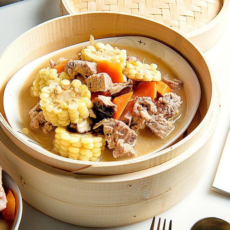 竹蒸笼家用小笼包蒸笼早餐店商用蒸馒头包子笼屉大小号竹制篦子Bamboo Steamer Household Xiaolongbao Steamer Breakfast Shop Commerciald