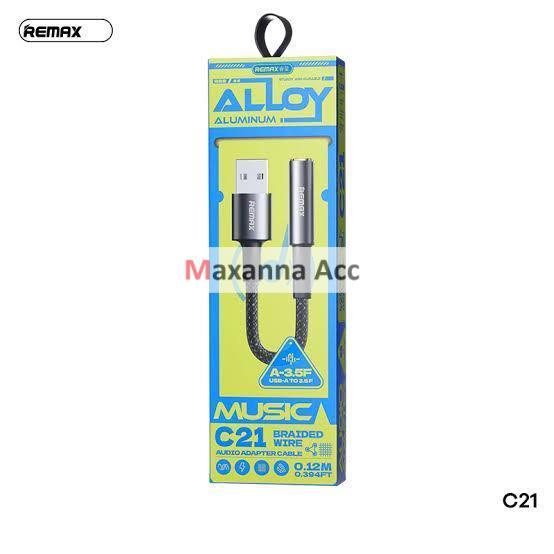 [MAXNA] Remax 3.5 to USB Jack Cable C21 / USB to AUX CONNECTION CABLE
