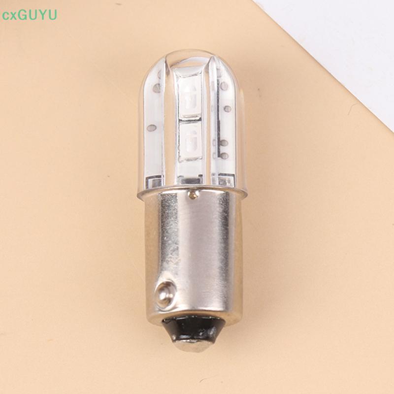 [cxGUYU] BA9S หลอดไฟ LED 6V อัพเกรดหลอดไฟ 4LED เปลี่ยนโคมไฟสําหรับไฟฉายไฟหน้ามอเตอร์เครื่องมือหลอดไฟ