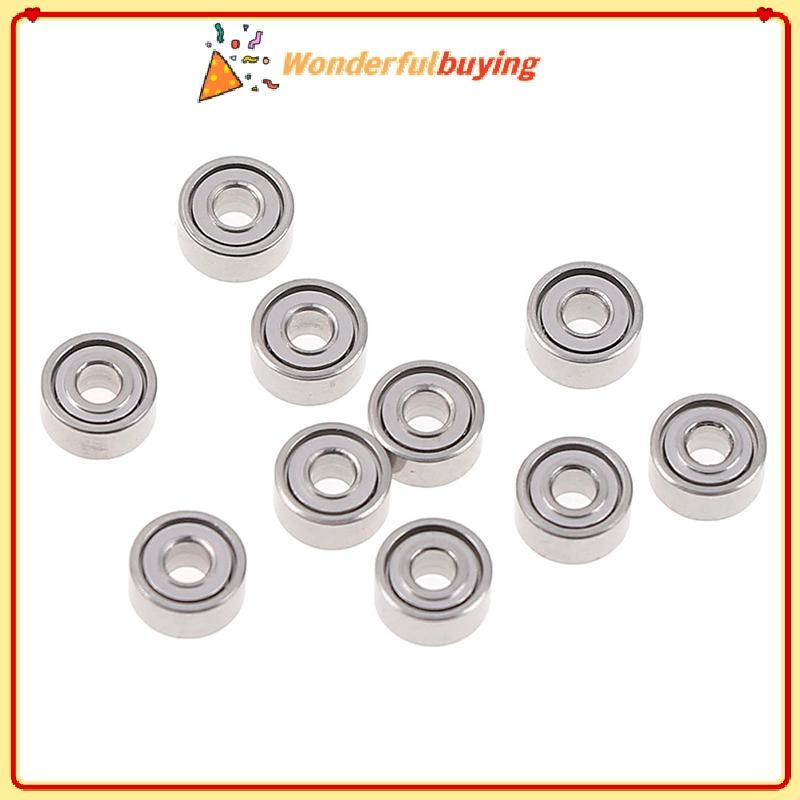 WBTH 10 ชิ้น 681XZZ 1.5x4x2 มิลลิเมตรเปิดแบริ่งขนาดเล็ก ball mini hand bearing spinner Vary