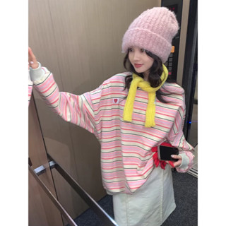 Solovely M-2XL โอเวอร์ไซซ์ เสื้อสเวตเตอร์ ผู้หญิง สไตล์เกาหล…