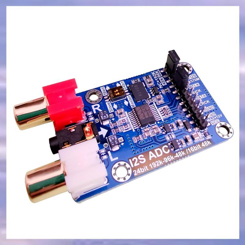 I2S ADC เสียง I2S Acquisition การ์ดโมดูล Capture การ์ดโมดูล Master/Slave โหมด 24Bit 192K 96K 48K Mul