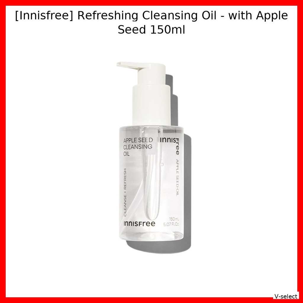 [Innisfree] คลีนซิ่งออยล์สดชื่น - พร้อม Apple Seed 150ml / คลีนซิ่งออยล์เกาหลี / Apple Seed Infusion