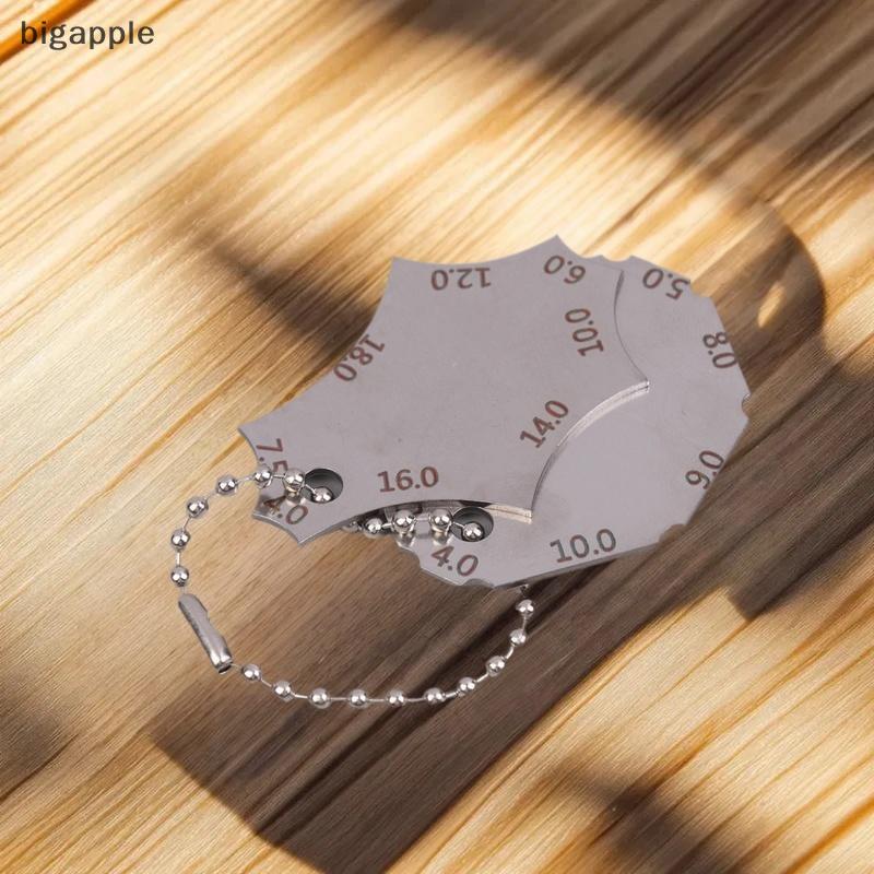 Bigapple เชื่อม Joint สองชิ้นวัด Fillet เชื่อมคอความลึกขาความยาวไม้บรรทัดเครื่องเชื่อมเครื่องมือตรวจ