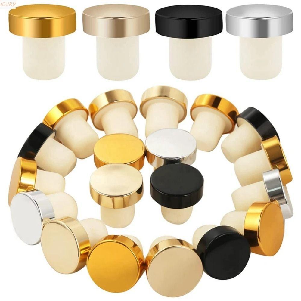 IVORY 10/20 ชิ้น T-shaped Stopper Cork, เปลี่ยนขวดไม้, ที่มีประโยชน์นํากลับมาใช้ใหม่ Universal อลูมิ