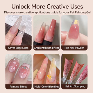 【Local】UR SUGAR เจลเพ้นท์สีเรืองแสง 16 สี ซีรีส์เนียน สำหรับการทำเกรเดียนท์ แสตมป์ วาดรูป เปลี่ยนสีได้ UV/LED ถอดออกง่ายแบบเจล