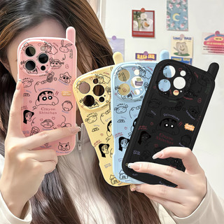 พร้อมส่ง เคสสำหรับไอโฟน17 การ์ตูน ชินชายNe Retro เคสโทรศัพท์อิฐ TPU For IPhone17 16Pro 15 14 11 12 13ProMax 7/8Plus XSXR