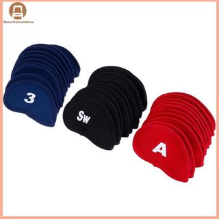 หัวไม้กอล์ฟแบบเนโอพรีนสำหรับพุตเตอร์และเวจ ชุด 10 ชิ้น ป้องก…