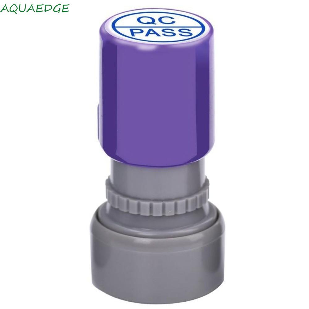 AQUAEDGE QA QC Inspect Stamp, IQC Self-Inking Quality PASS Stamp, Pocket FQC OQC Time- saving Qualit