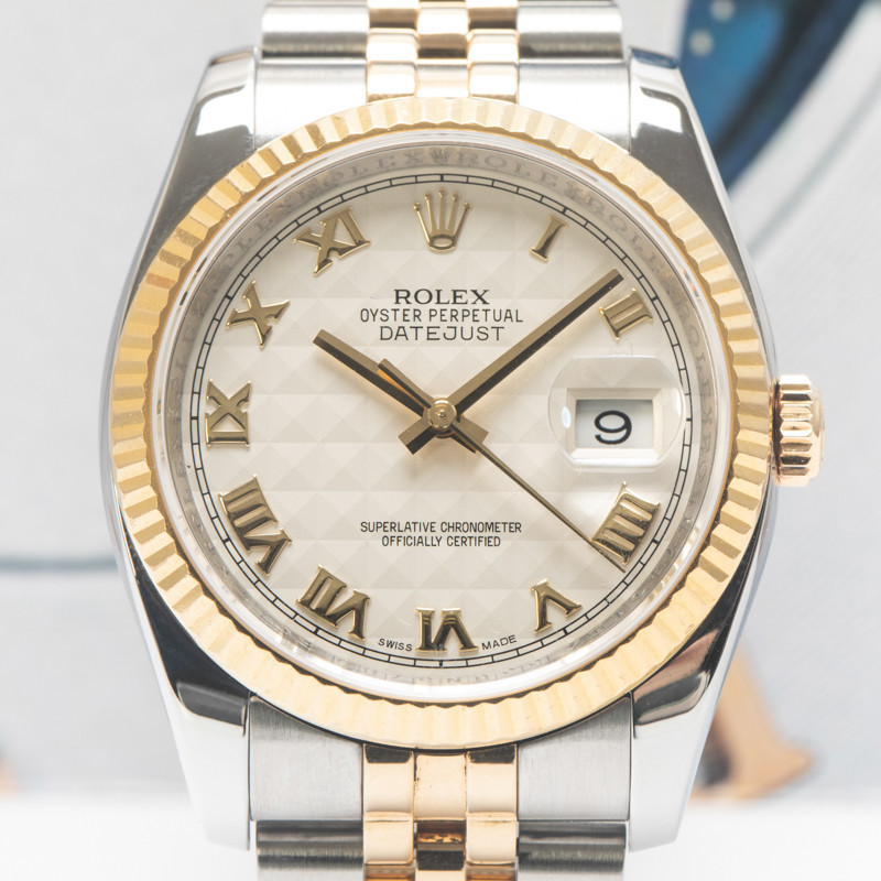 Rolex Rolex Rolex Log Type Series116233นาฬิกาสายที่ระลึกแผ่นสีขาว