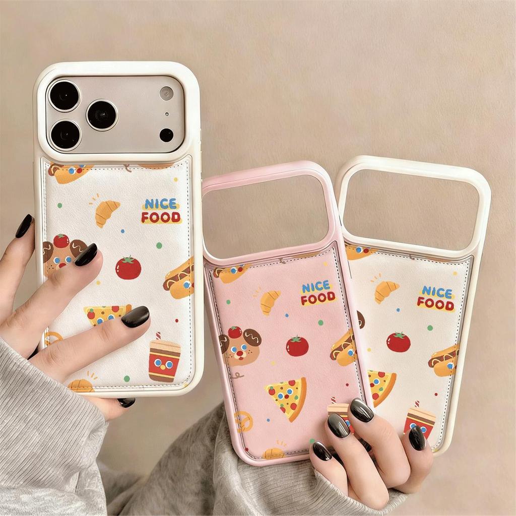 ขนมเล็กๆแบบบูรณาการสําหรับiPhone16promax17AIRเคสโทรศัพท์15Plus soft Case 13หลุมใหญ่12ขนาดเล็ก