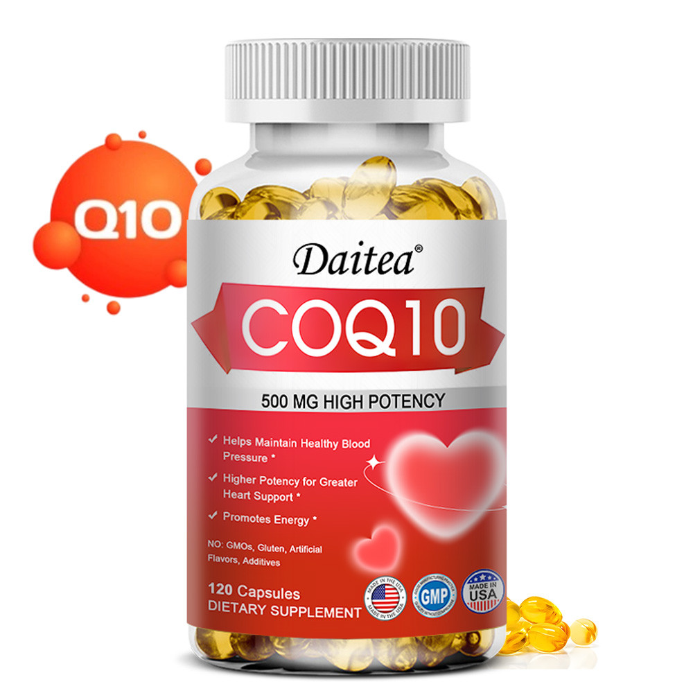 อาหารเสริม Coenzyme Q10 รองรับสุขภาพหัวใจ รักษาระดับความดันโลหิตเพื่อสุขภาพ และ Boost Energy