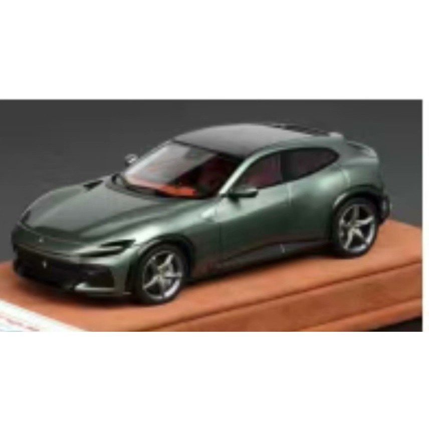 [คลังสินค้าพร้อม] BBR 1: 43 Ferrari PUROSANGUE FUUV Car Model Dora Green