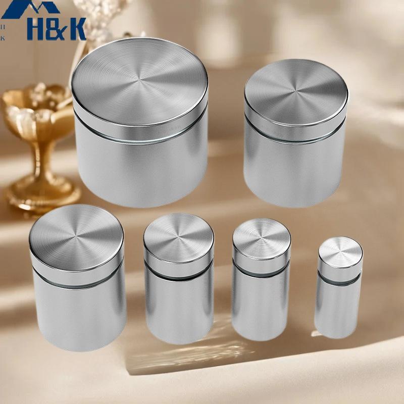 [H&K] 2/4PCS ตัวยึดกระจก 16/19/25/40 มม.สแตนเลสอะคริลิค Advertisement Standoffs Pin Nails Billboard 