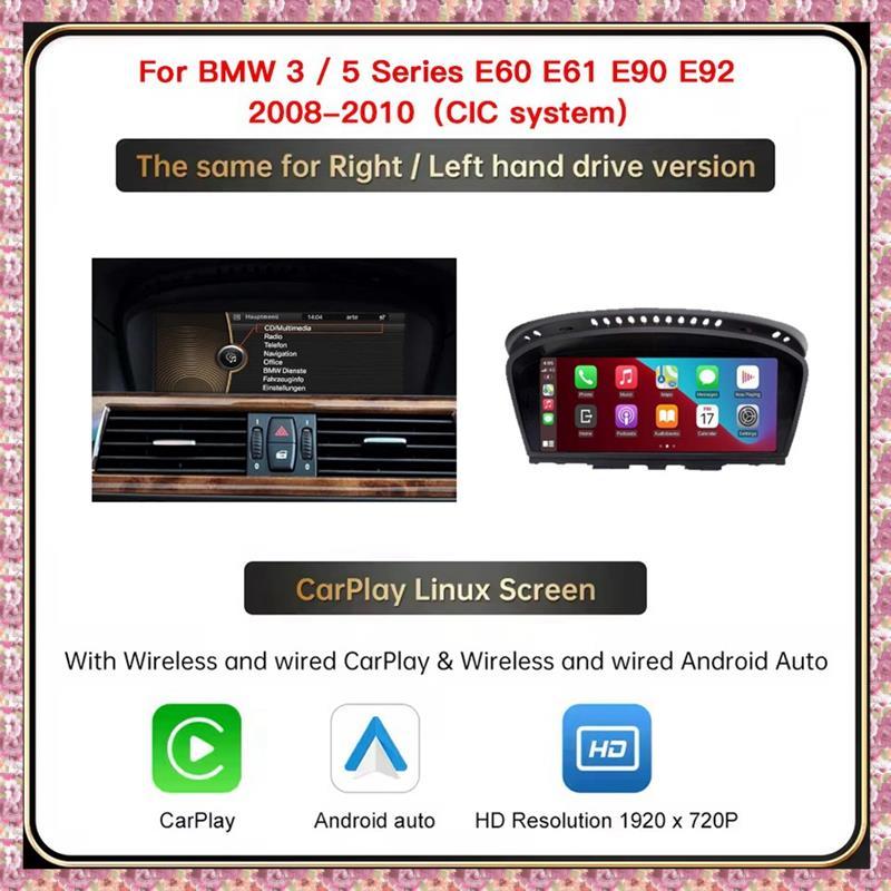 [VCPR] Wireless CarPlay Android Auto สําหรับ 3 5 Series E60 E61 E90 E92 เครื่องเสียงรถยนต์ระบบ CIC