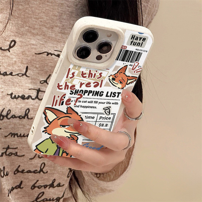 ใช้ได้กับ เคสไอโฟน 11 น่ารักซูเปอร์โตนีสุนัขจิ้งจอกคู่นุ่ม สำหรับ iPhone  16 13 15 14 12 Pro Max XR X XS 7 8 ราคา ถูกที่สุด ดีลบีเคเค แกลเลอรีภาพที่ 6