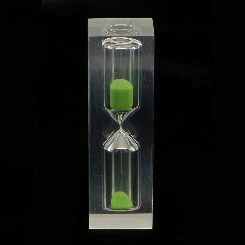 [Gepnoo] อะคริลิคใส 3 นาที Sandglass นาฬิกาทรายไข่ทรายจับเวลานาฬิกาตกแต่งบ้านของขวัญ