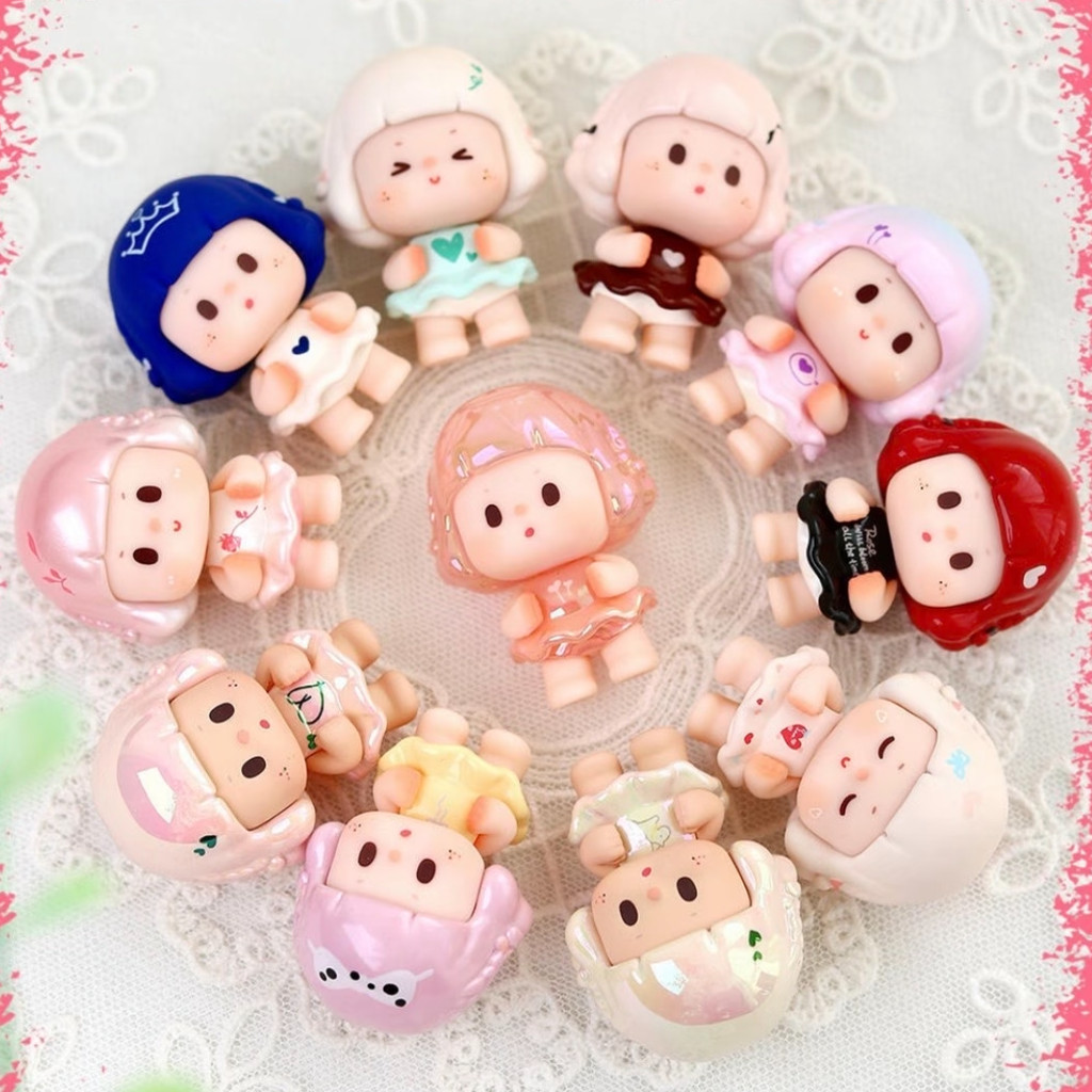 [ของแท้] Fuji BuEr วันวาเลนไทน์จํากัดซีรีส์ยืนยันมินิรูปตุ๊กตาเครื่องประดับของขวัญ