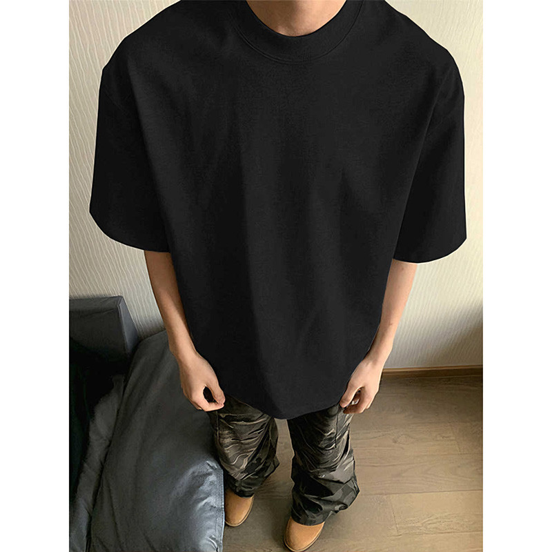เสื้อยืดคอกลมเข้ากันทั้งหมด Daily Casual Commuter สบายระบายอากาศได้ด้านบน