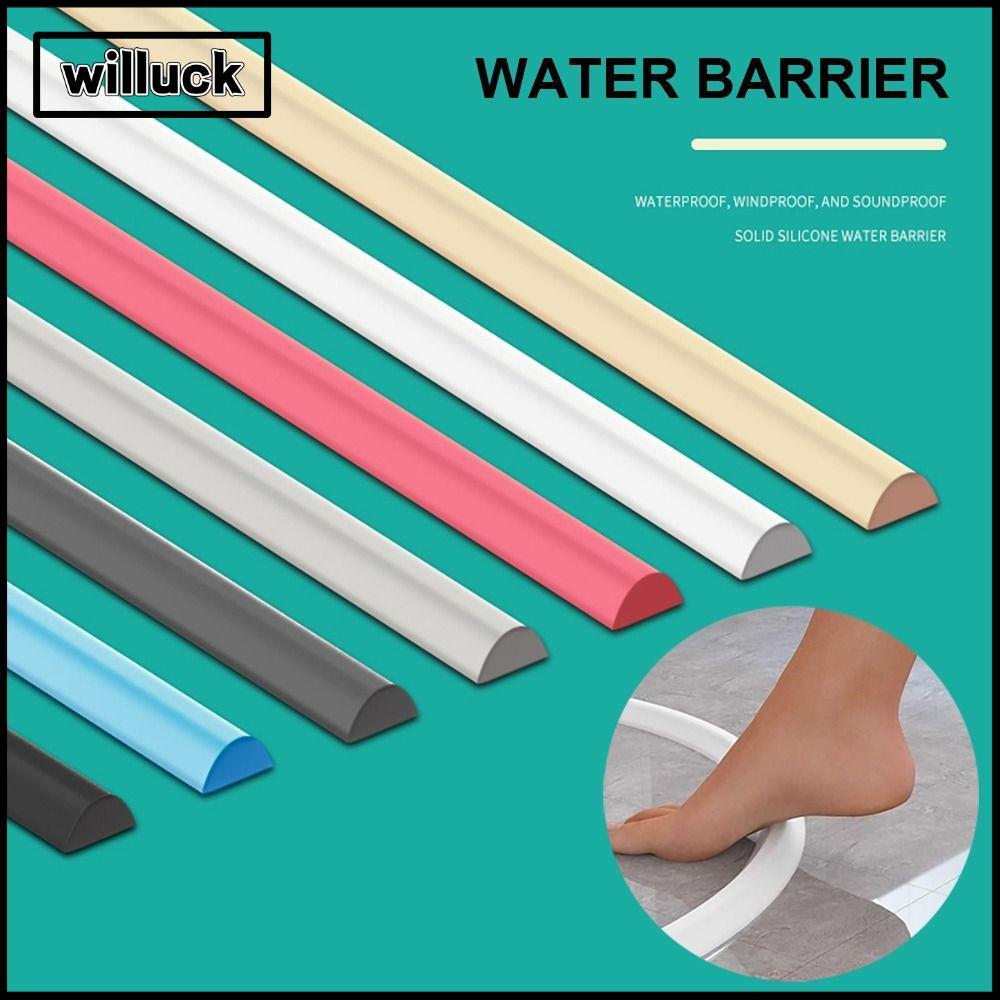 WILLUCK เกณฑ์อาบน้ํา,เปียกแห้งแยกห้องน้ําน้ํา Dam Guard, Professional พับอ่างล้างจานซิลิโคนอาบน้ํา Barrier ห้องครัว