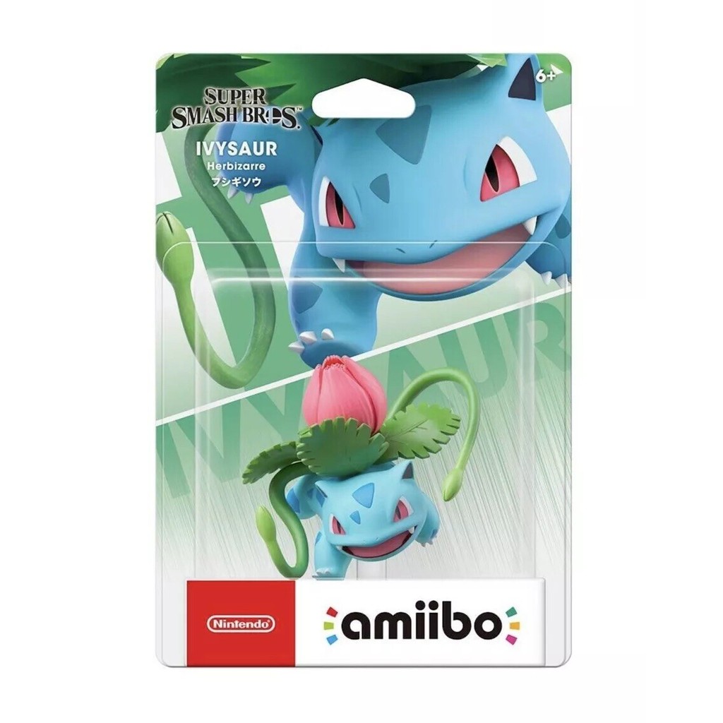 Amiibo Super Smash Bros. Series ของเล่นฟิกเกอร์ Pokemon Ivysaur