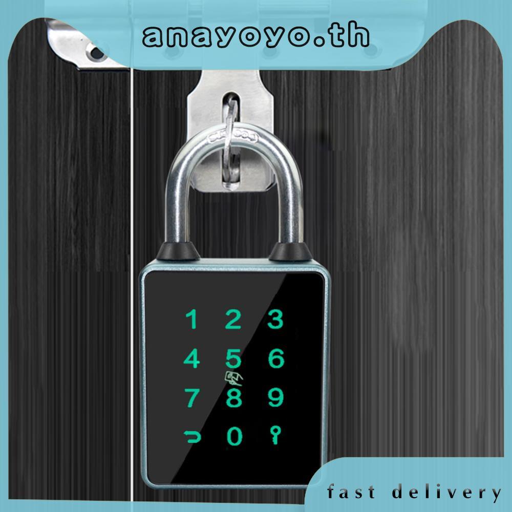 TUYA/TTLOCK APP ล็อคลายนิ้วมือ Keyless Anti Theft Padlock อลูมิเนียม IP65 กันน้ําสําหรับตู้กระเป๋าเป