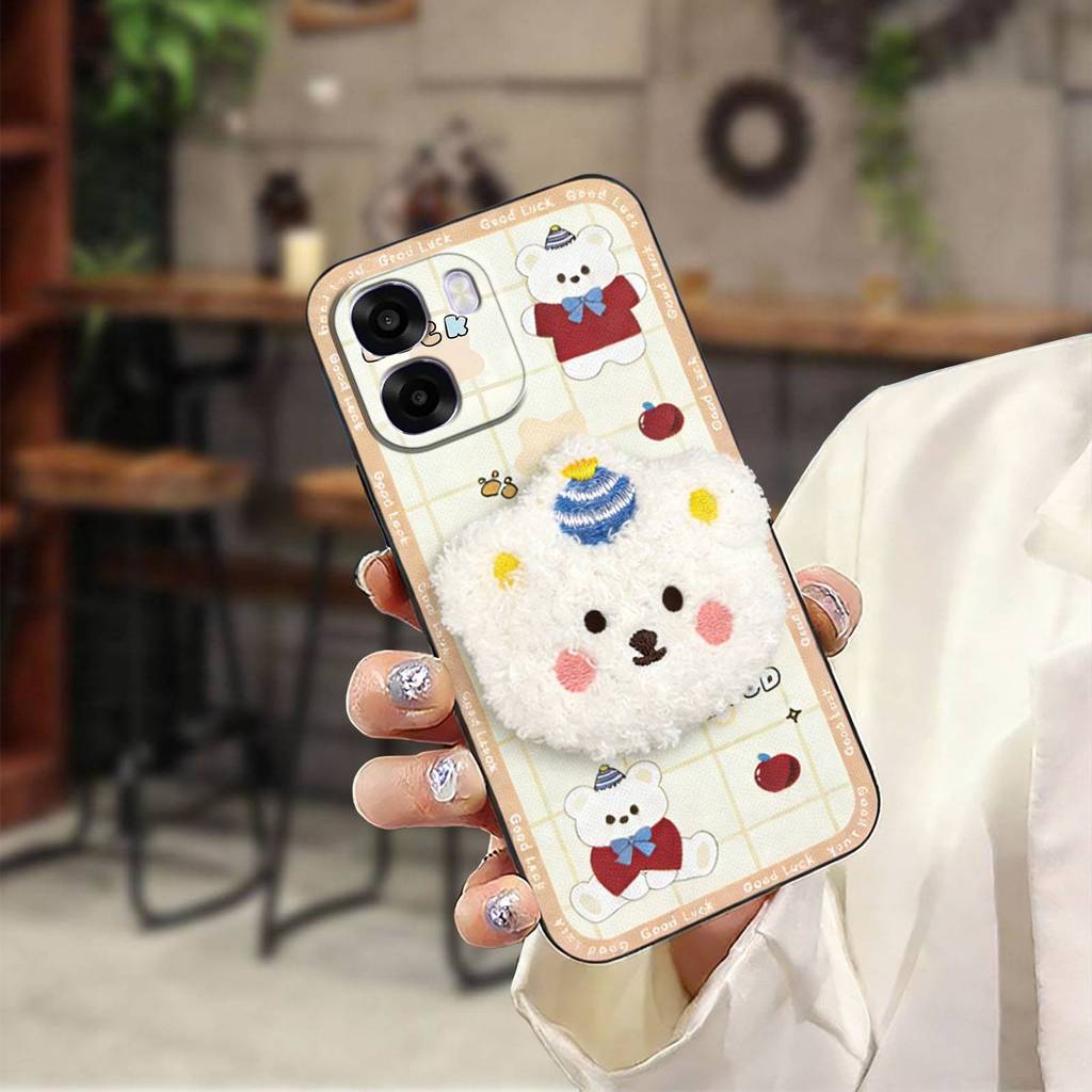 3Dเคสโทรศัพท์กันน้ําสําหรับOPPO A6X 4G Global/5G Global Softกรณีทนทานผ้าPatchออกแบบแฟชั่นสามมิติTPU 