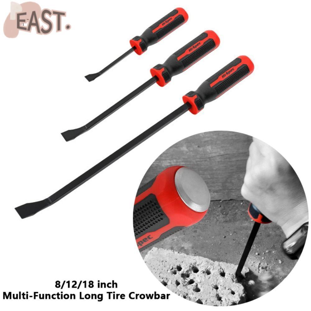 EASTS เครื่องมือเปลี่ยนยาง, เครื่องมือถอด CV-R ยางยาวชะแลง, ทนทาน 8/12/18 นิ้ว 30° รถแงะบาร์