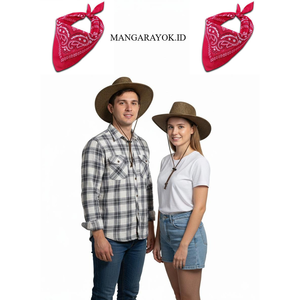 KNITTED COWBOY HAT COWBOY HAT PKI HOOK ฟรี SLAYER แฟชั่น UNISEX