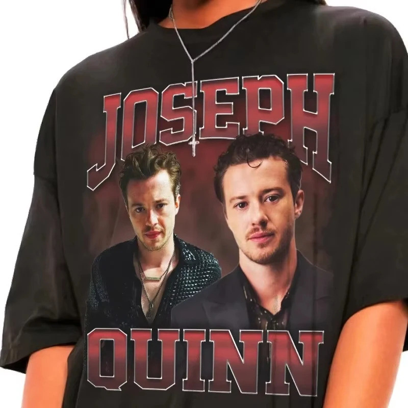 KEMEJA Joseph Quinn เสื้อ - เสื้อยืดพิมพ์ลายภาพยนตร์, เสื้อยืดภาพยนตร์ Retro สไตล์ใหม่ Four Seasons 