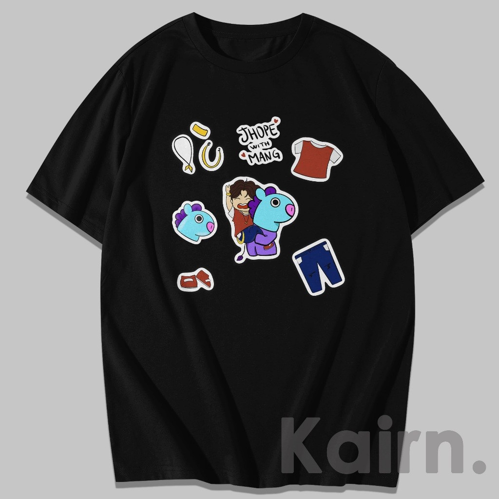 JHope With MangBTS21 T-Shirt / Army T-Shirt / เสื้อยืด Kpop / Fansmerch