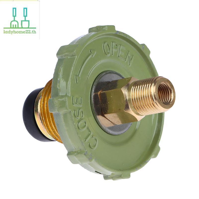 DOULADY LPG Tank Converter Head ทนทานเตาแก๊ส Connector ปฏิบัติสังกะสีอัลลอยด์ LPG ถังอะแดปเตอร์อุปกร