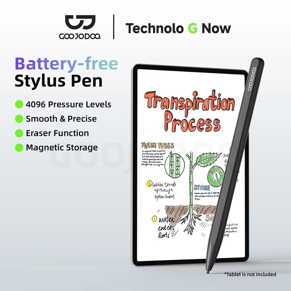 GOOJODOQ Samsung Battery-Free Stylus Pen Dual Built-in Eraser Function Magnetic Storage Multi Scene Application