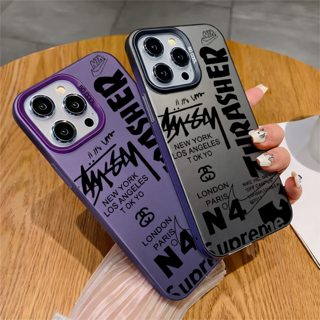 Thrasher Casing IMD Hybrid Matte Case SAMSUNG A36 5G/A56 5G A16 A06 A35 5G A55 5G A54 5G A15 4G/5G A