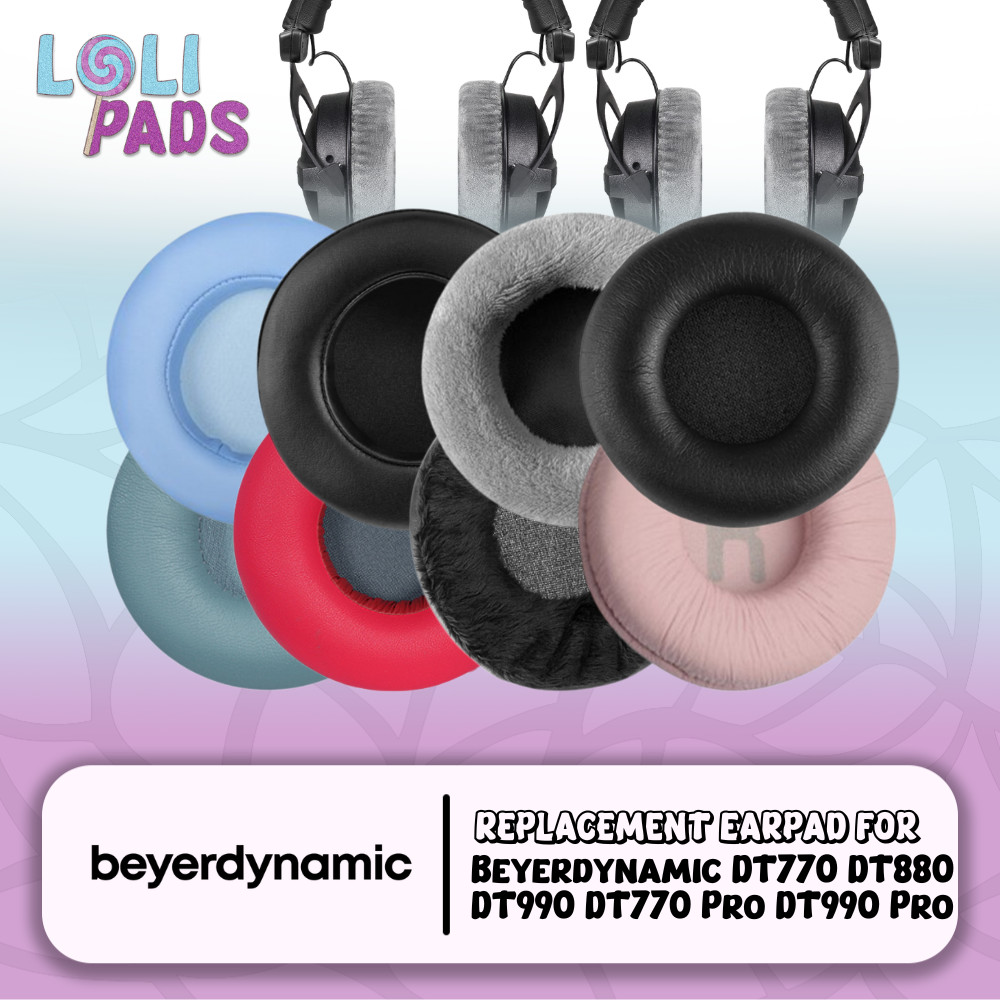 Beyerdynamic DT770 DT880 DT990 DT770 Pro DT990 Pro Earcup แผ่นโฟมแผ่นรองหูฟัง