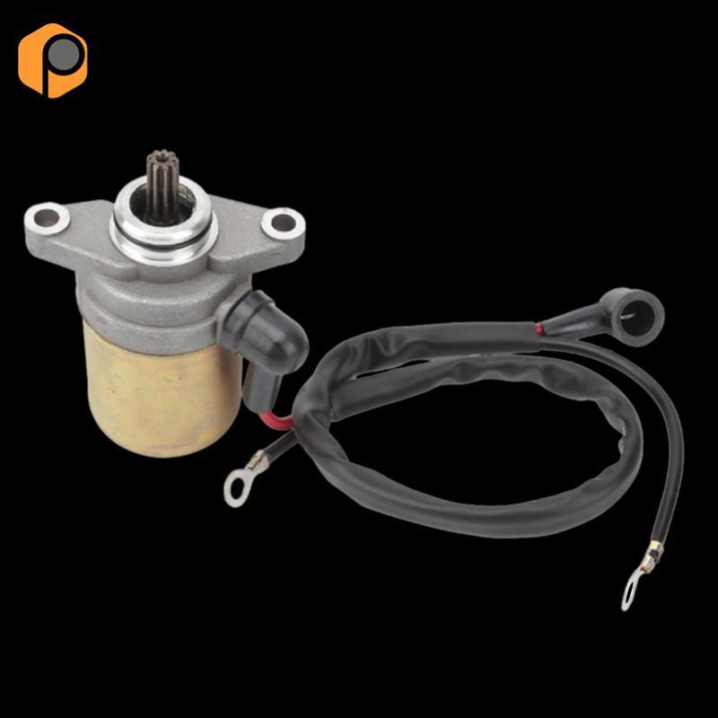 Prettyia ไฟฟ้าสกู๊ตเตอร์ Starter มอเตอร์ 2T เครื่องยนต์สำหรับ QJ50 JOG90 รองรับ 50cc และ 90cc