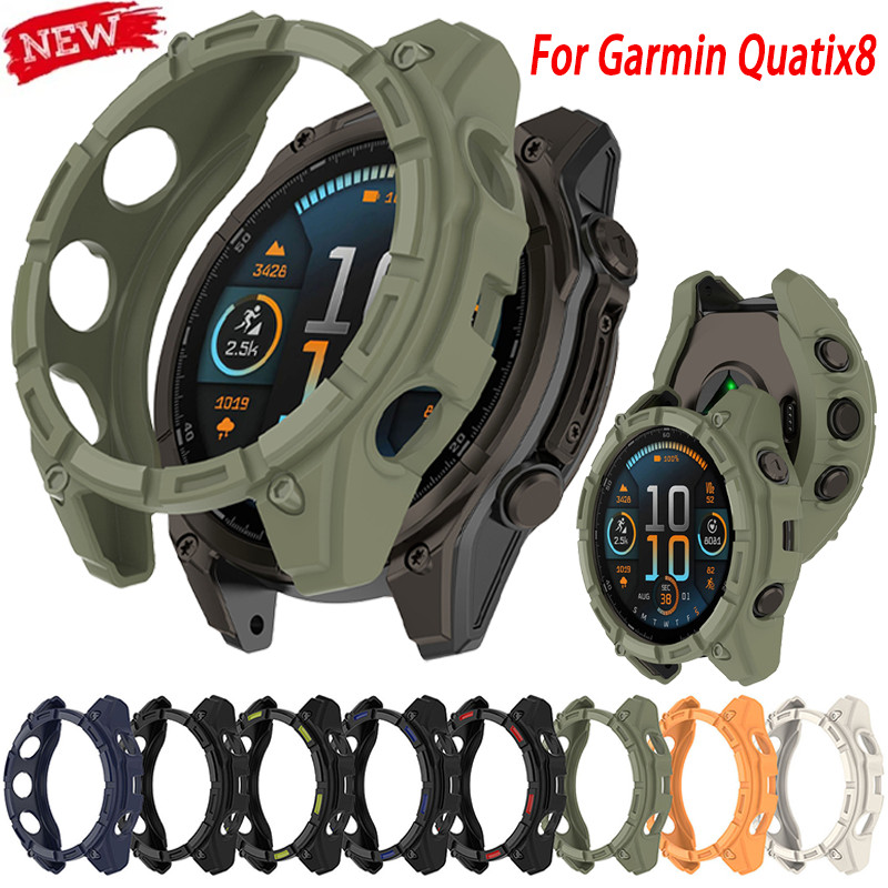 TPU สําหรับ Garmin Quatix8 51 มม.47 มม.สําหรับ Garmin Quatix8 สมาร์ทนาฬิกา Anti-Scratch เกราะอุปกรณ์