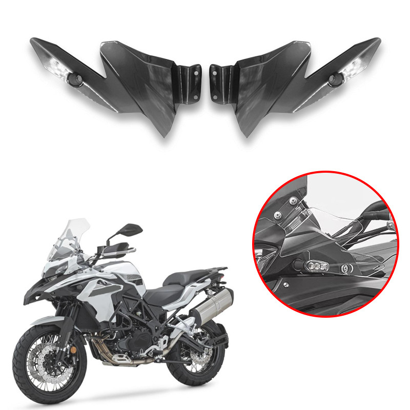 HZ สําหรับ Benelli BJ500GS-A TRK 502 X Deflector Kit Side Air หน้าจอลมกระจกกระจก TRK502X TRK502 อุปก