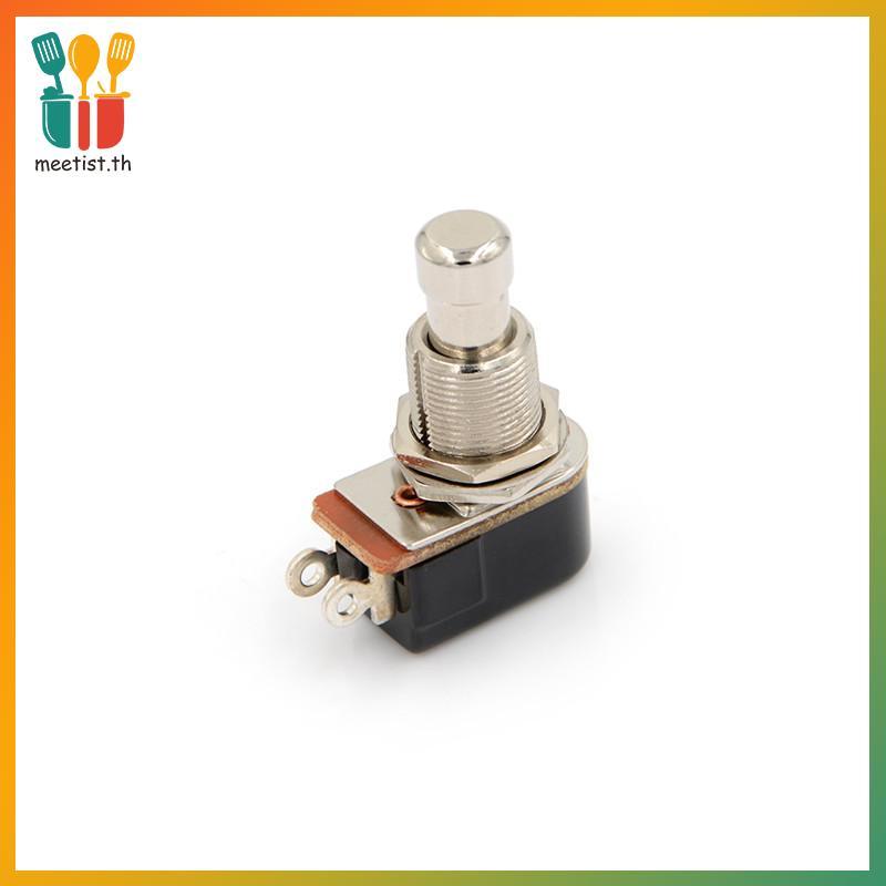 MEET ใหม่ไฟฟ้ากีตาร์สวิทช์ Momentary Push Button Foot Switch SPST TH