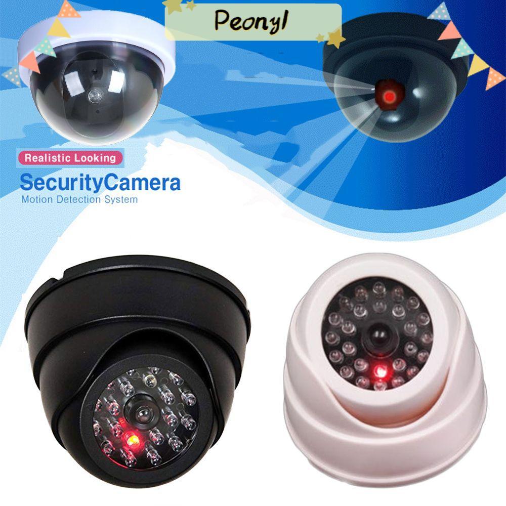 PEONY Dummy Camera ความปลอดภัยจําลองไฟ LED กระพริบ